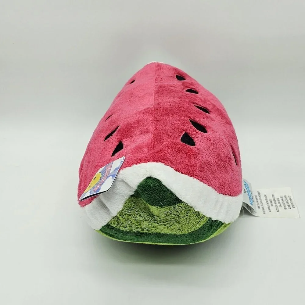 Snugglemi Squishable Comfort Food Watermelon 15 Inch Plush Figure Red Green